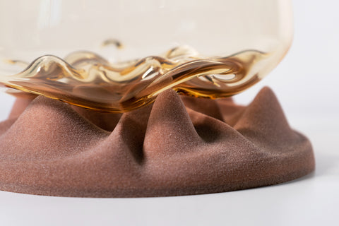 Flora Decanter • Lake Edition • Amber • Sand