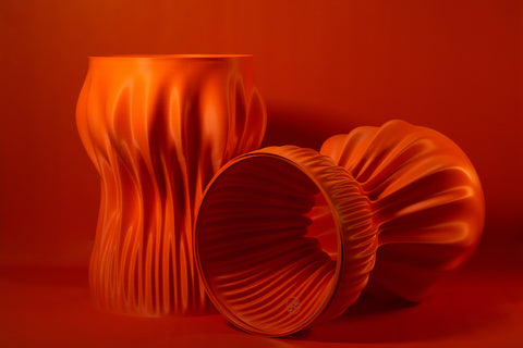 LAMELLA SIDE TABLES • ORANGE