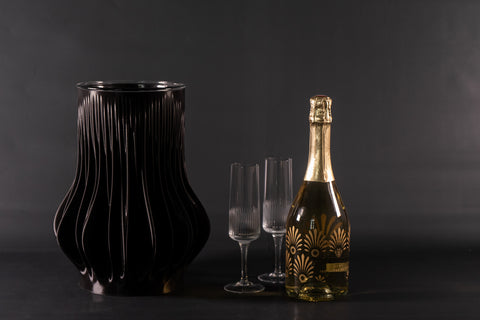 LAMELLA CHAMPAGNE COOLER • SLATE