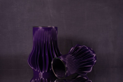 LAMELLA VASE • PLUM