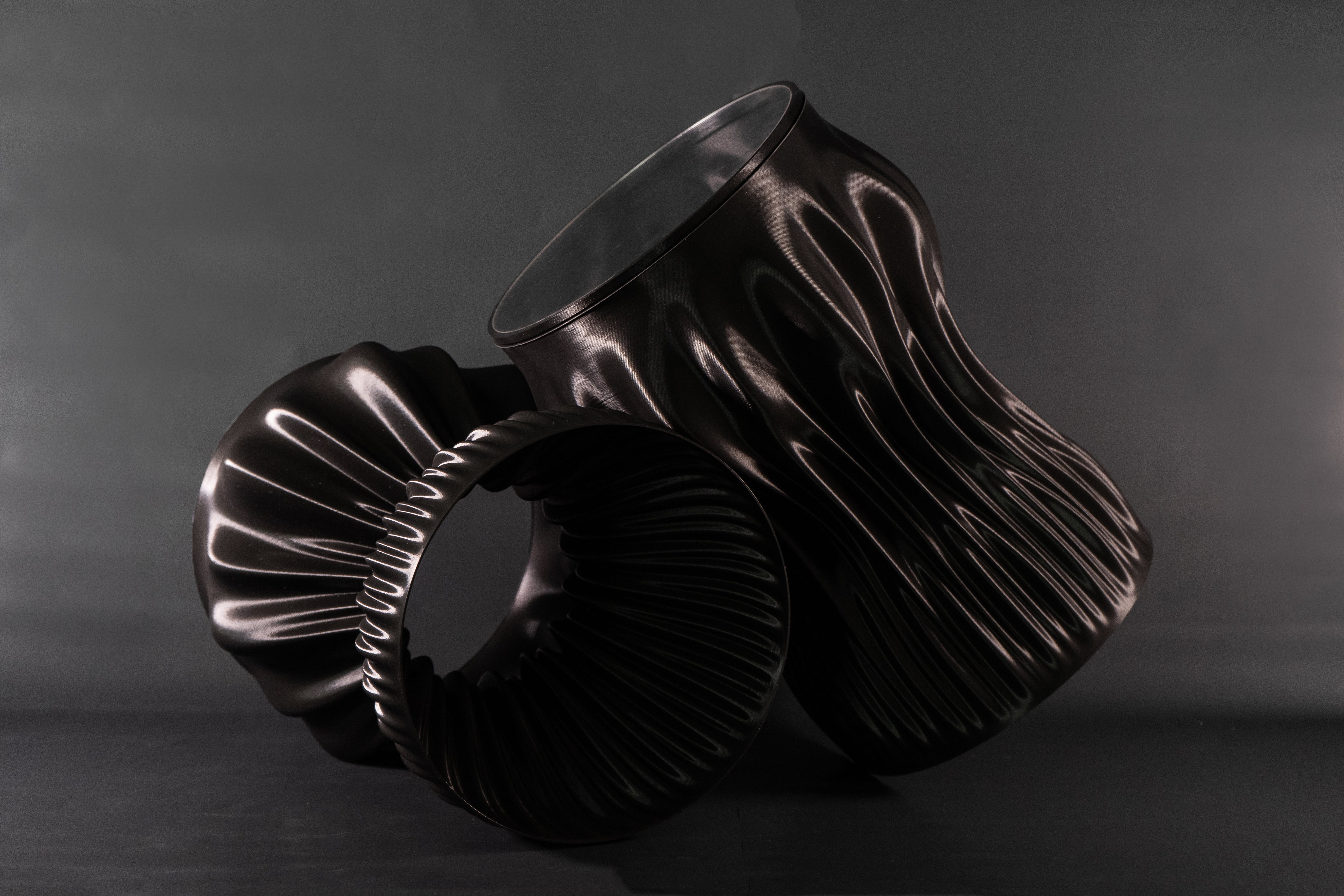LAMELLA SIDE TABLES • SLATE – JK3D LAMELLA SIDE TABLES • SLATE – JK3D